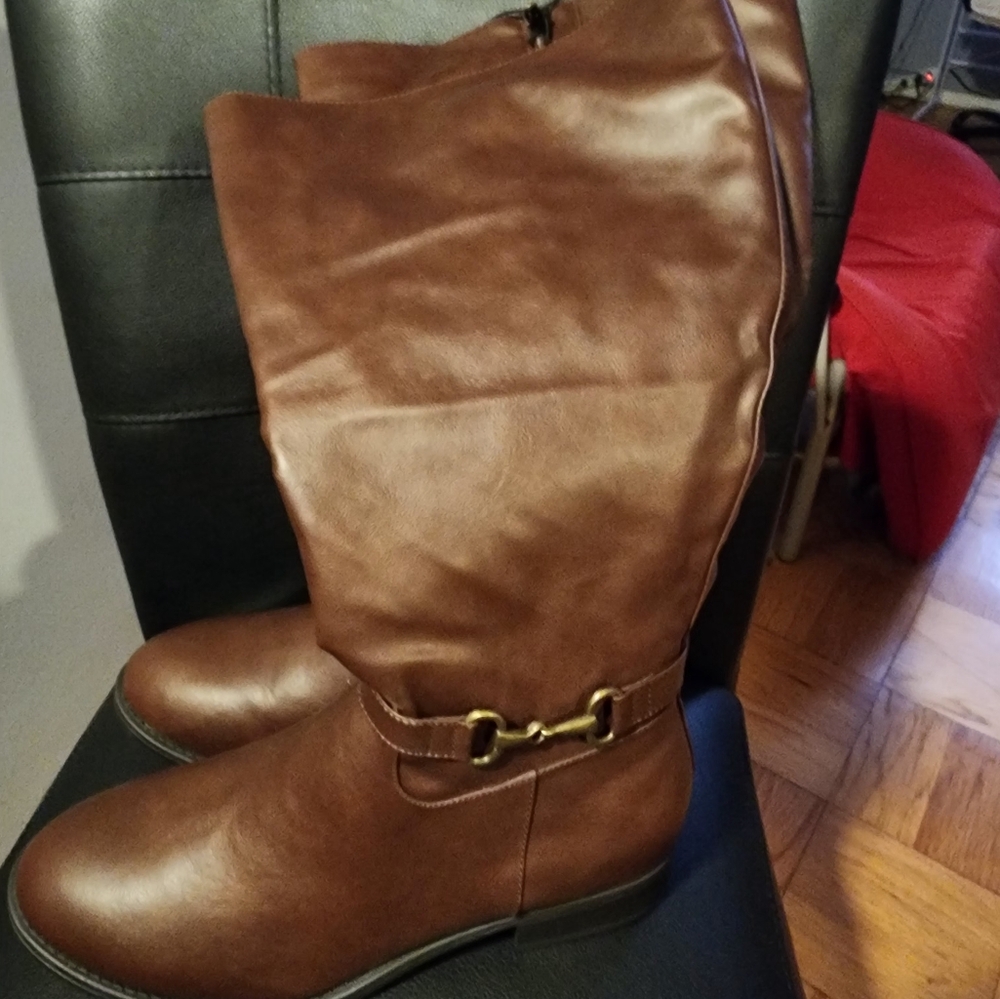 Brown Leather Women's Boots